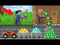 Minecraft NOOB vs PRO: NOOB DRIVE RADIO CONTROLLED CAR AND STOLE SUPER TREASURE 100% trolling