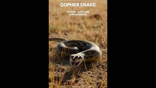 GOPHER SNAKE |Animal#342| #gophersnake #animals #learning #nature #wild #ai #shorts #reels #wildlife