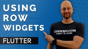 How To Use The Row Widget - Flutter Friday 11