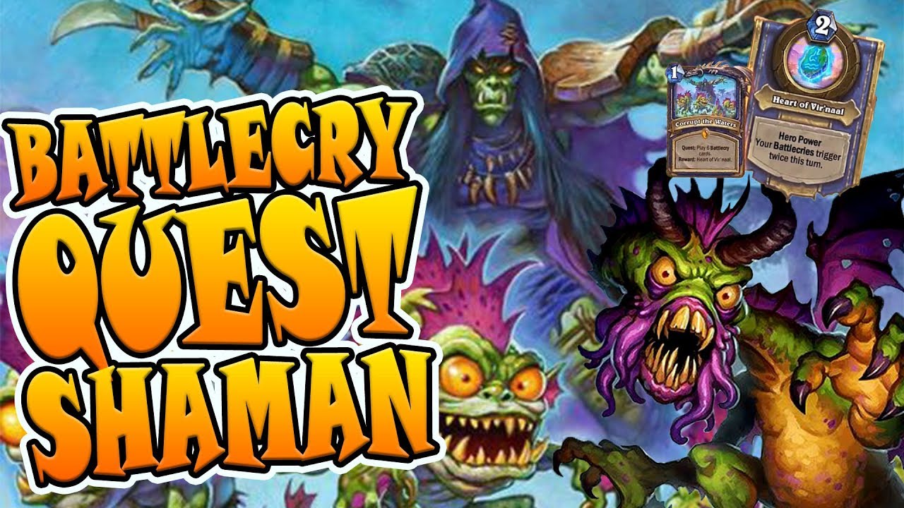 Corrupt The Waters Battlecry Shaman - Saviors Of Uldum - Hearthstone