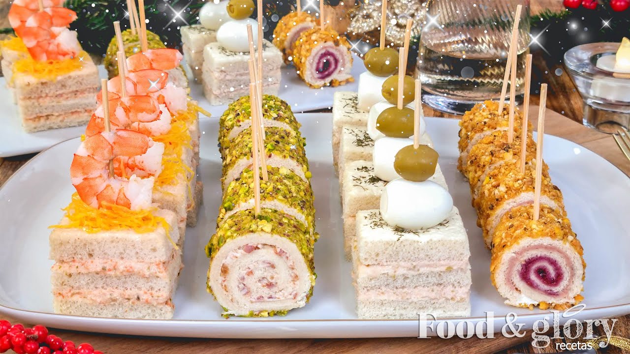 ✨CANAPÉS de ESCÁNDALO Muy Fáciles y Rápidos 🎄
