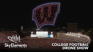 College Football Drone Show for Wisconsin Badgers!