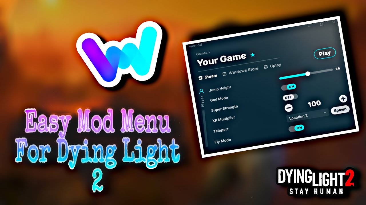 Dying Light 2 - EASY Mod Menu Cheats! Free Crafting, Free XP, Stamina! WeMod & PC ONLY -