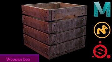Timelapse Modeling Wooden Box in Autodesk Maya 2020 Part 2