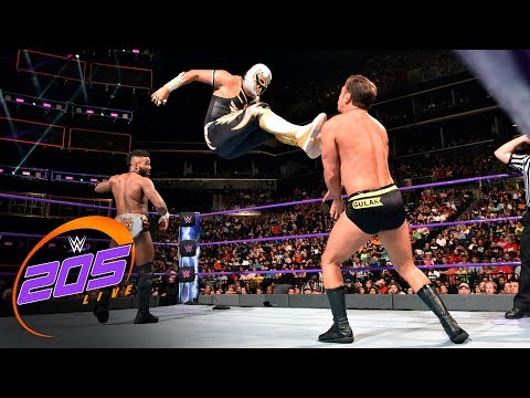 Cedric Alexander &amp; Gran Metalik vs. Tony Nese &amp; Drew Gulak: WWE 205 Live, Aug. 22, 2017