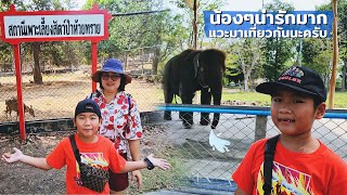 สวนสัตว์ห้วยทราย 🐘🐵🦌🧸 ชะอำ เพชรบุรี | น้องนดล