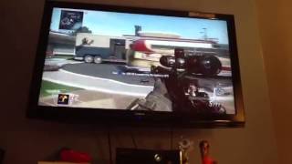 Cod black ops 2 quick scope no scope my mate cheated