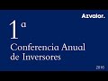 1ª Conferencia Anual de Inversores de Azvalor (2016)