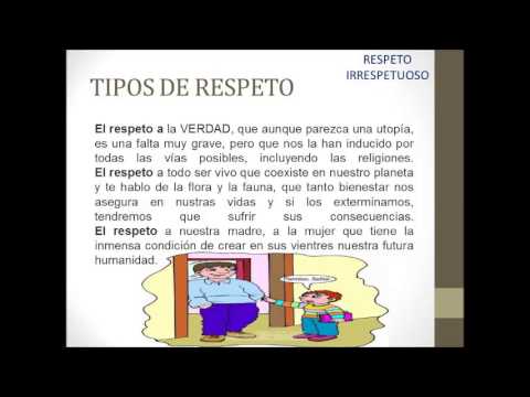 Valor Del Respeto Escuela De Valores Youtube