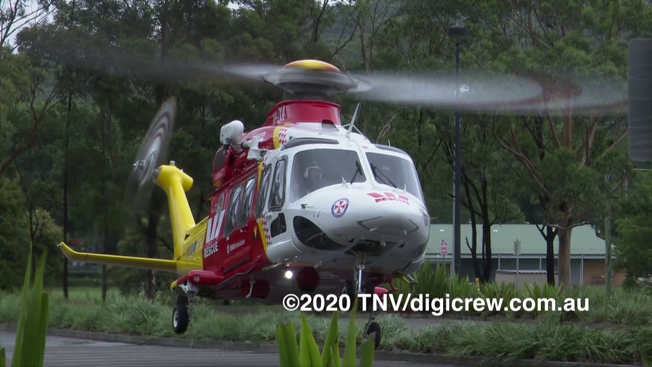Truck Crash Driver Trapped Westpac Chopper M1 Motorway 9th February 2020 Ourimbah NSW, Australia.