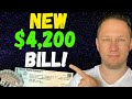 NEW $4,200 BILL!! Fourth Stimulus Package Update & Child Tax Credits + Daily News & Stock Market