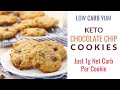 Keto Coconut Flour Chocolate Chip Cookies