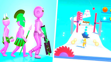 Crowd Evolution🆚 Z warrior Run - Max Level Gameplay iOS,Android Walkthrough Video Update Game Mobile