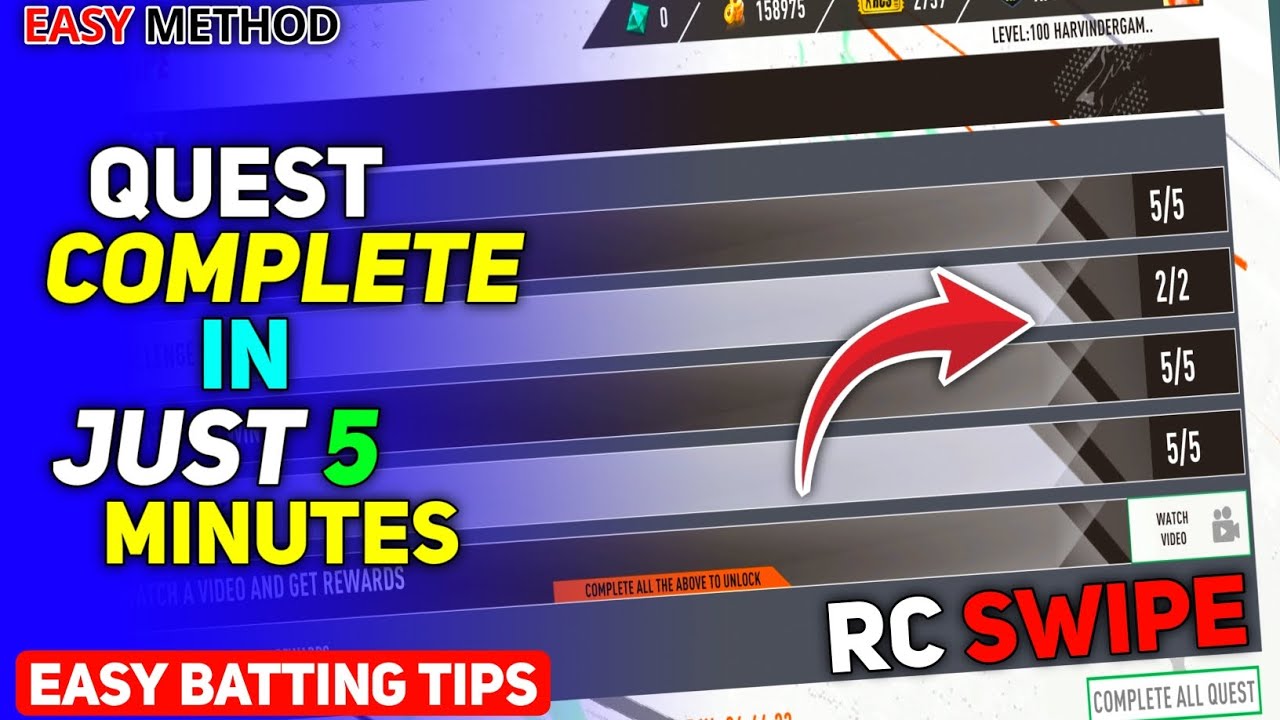 Rc Swipe New Update | Rc Swipe Quest Batting Tips | Rc Swipe Mein ...