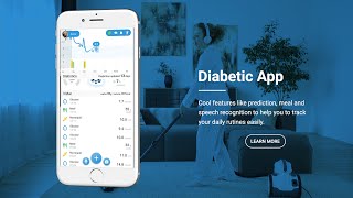Smart diary with food and speech recognition features for Type1, Type2  and IR people | DiabTrend screenshot 1