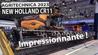 NEW HOLLAND CR11 : La méga moiss'batt se révèle !