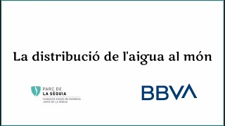 La Distribució De Laigua Al Món Pindoles Educatives Del Parc De La Sèquia