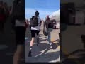 RAW: Protestor captures moment semi plowed into large crowd on I-35W in Minneapolis