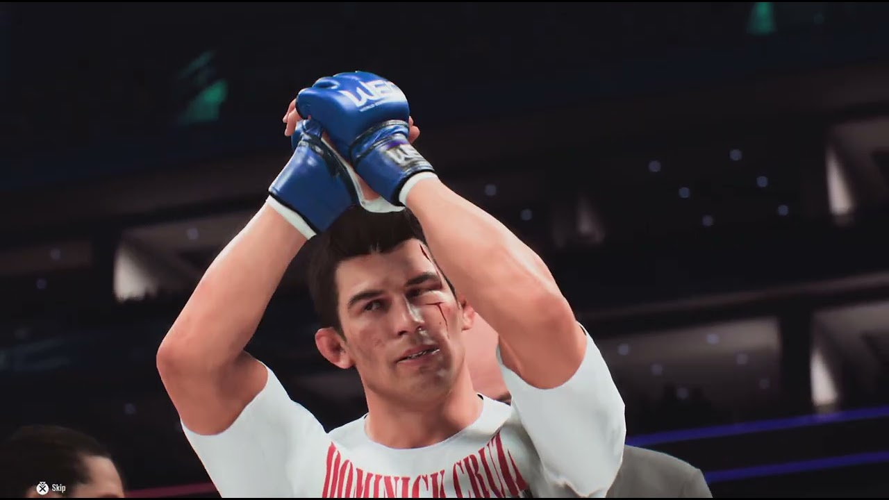 Dom Cruz won merab dvalishvilly