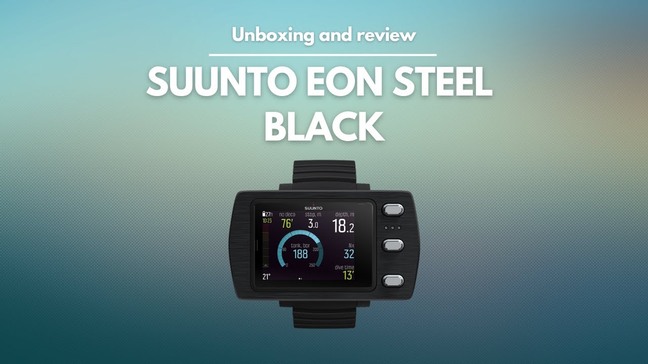 Suunto EON Steel Black | Unboxing and review - YouTube