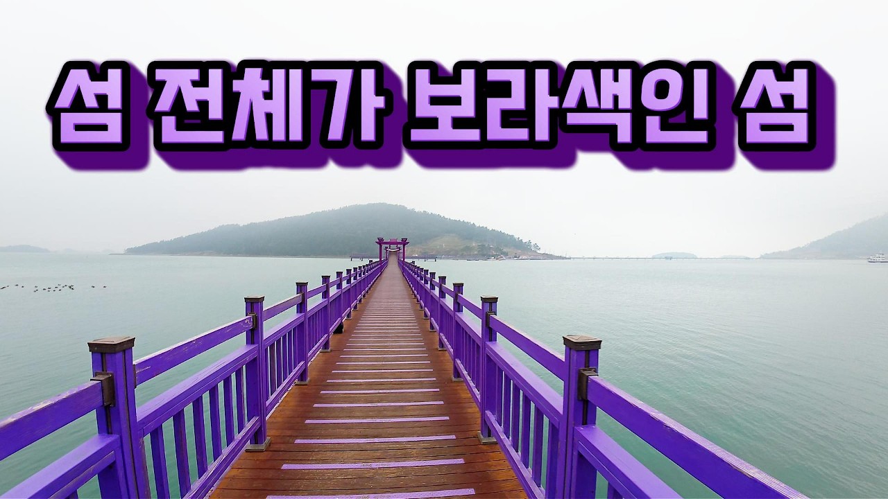 사진작가들의 꿈의 섬💜마을 전체가 보라색으로 덮어버린 섬🪻