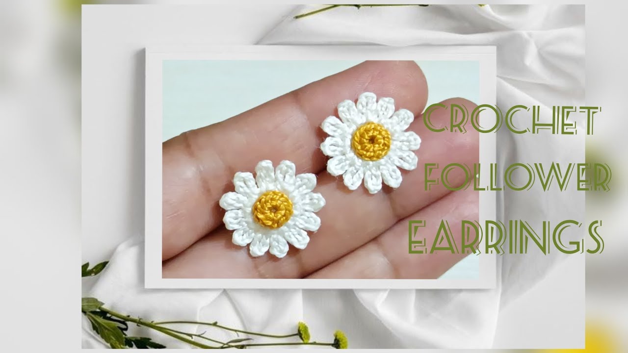 BEAUTIFUL FLOWER EARRINGS | EASY TO MAKE