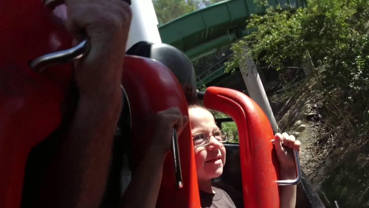 Ninja at Six Flags Magic Mountain - YouTube