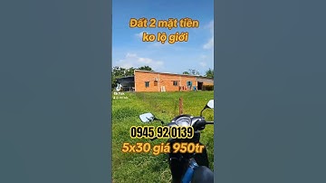 Đất 2 mặt tiền không lộ giới sổ hồng riêng