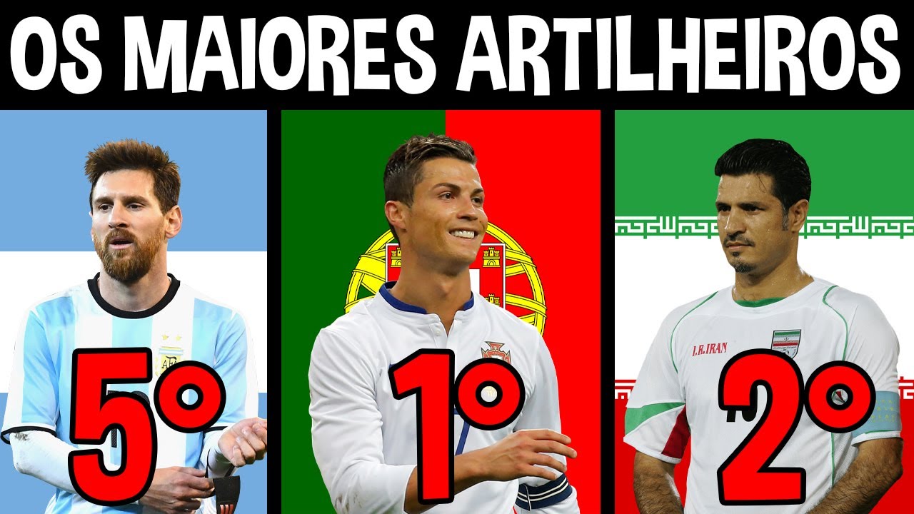 OS MAIORES ARTILHEIROS DE SELEÇÕES DA HISTÓRIA!!