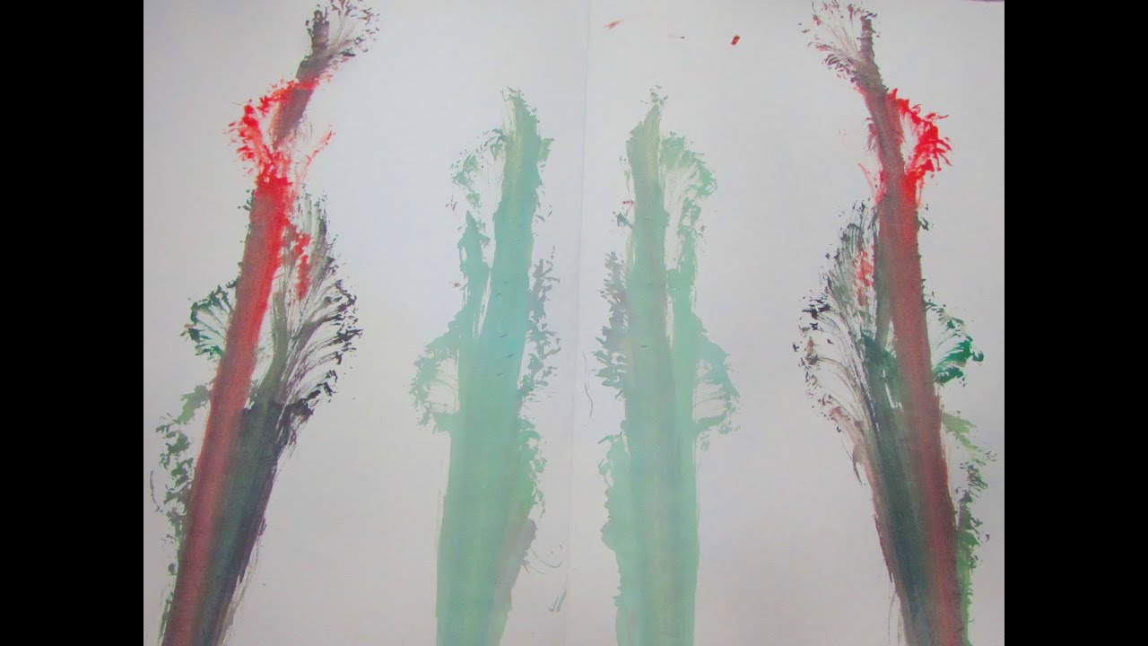 How to Make a Painting Using Thread / Thread Pulling Technique - YouTube