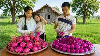 Extracting 50kg of Dragon Fruit Juice to Make Homemade Jelly for Market