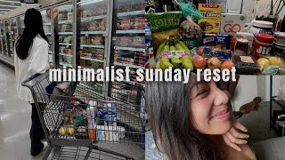 a minimalist sunday reset | prep with me for the week ahead!