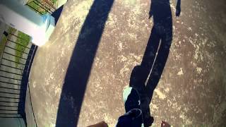 First-Person Skateboarding - Backside 180 (Down Six Stairs)