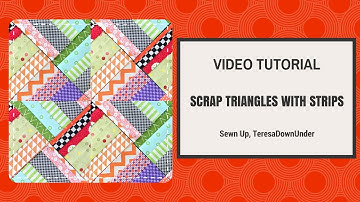 Video tutorial: Scrappy triangles with strips