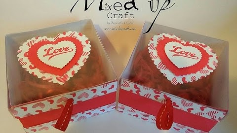 Acetate gift box tutorial.