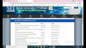 Virtual University admission, vu course selection fall 2021,  vu uni, vu final result 2021,#vu,