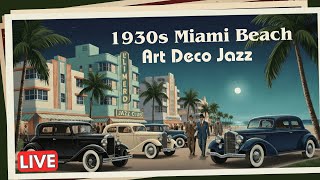 1930s Miami Beach Art Deco Jazz Lounge 🍹 Relaxing 1 Hour Retro Ambience Songs screenshot 3
