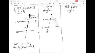 Parallel lines and transversal - part 1 (class 8 math)
