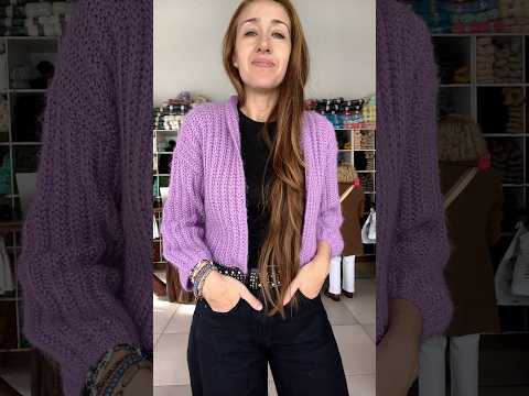 Cómo tejer una chaqueta, chaleco o cárdigan paso a paso para PRINCIPIANTES todo derecho! Tutorial