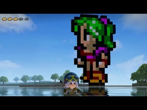 ドラクエビルダーズ ドット絵工房 Ff6ティナ作成 Dqb Creating Tina Youtube