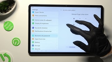 How to Add Screen Lock on Huawei MatePad 11.5
