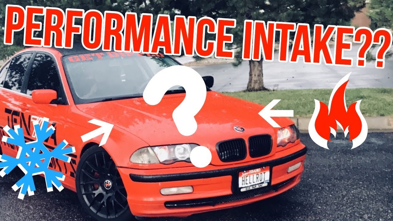 Stock BMW E46 intake VS 30 eBay "cold air intake" Short ram CAI install and review worth it