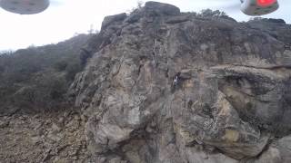 Climbing with friends at Emigrant Lake
