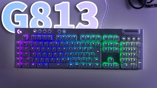 Logicool】G813のホワイトモデルが出たので買いました。見た目も機能も