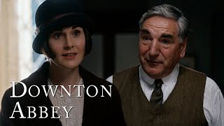 Lady Mary Asks Mr Carson to Return to Downton Abbey | Film Clip | Downton Abbey