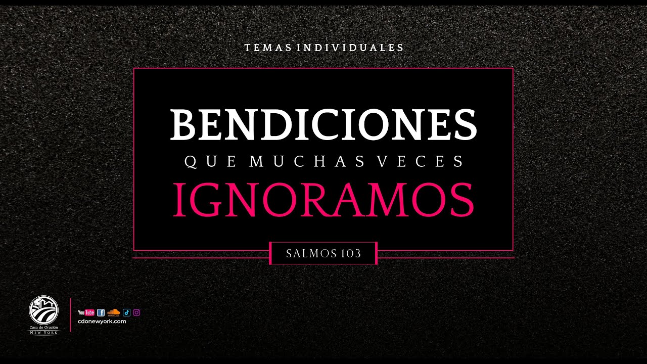 Bendiciones Que Muchas Veces Ignoramos  | Viernes 01/16/26