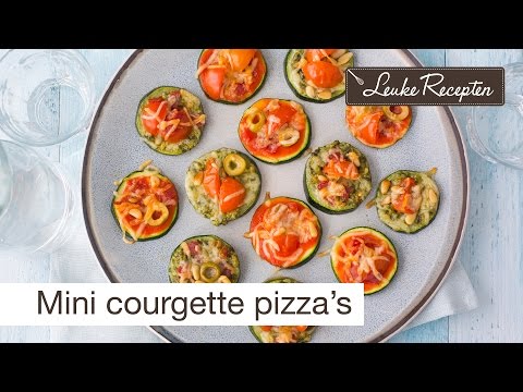 Video: Mini Courgettepizza's: Eenvoudig En Praktisch Voor Gezellige Maaltijden