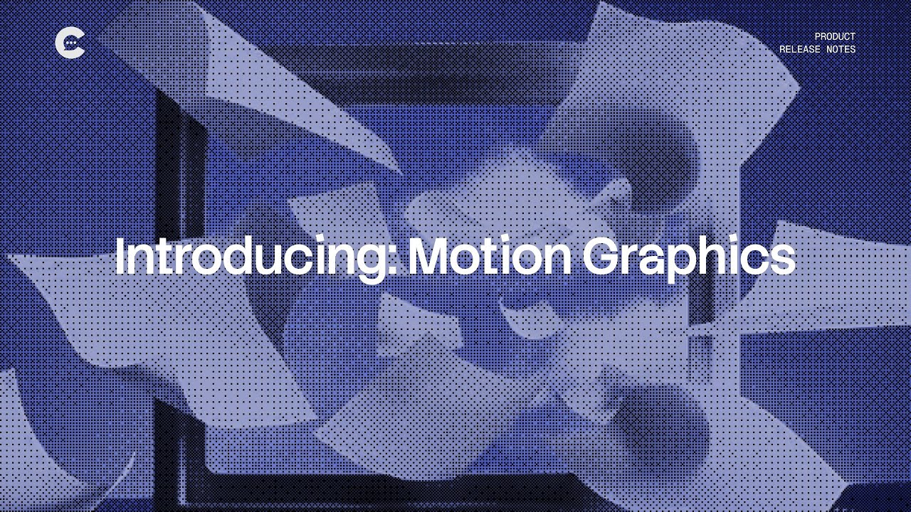 Motion Graphics Made Simple. And Fast.
