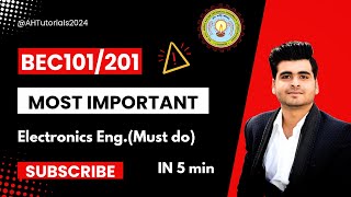 AKTU Electronics | Leaked Topics🔥 Last-Minute Code to Pass! Watch NOW!
