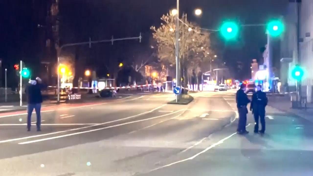 Car crashes into a bus stop in Germany, injuring 3, one of them ...
